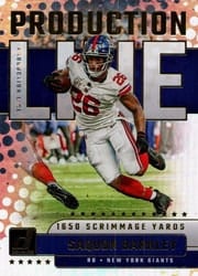 2023 Donruss Production Line Saquon Barkley #PDL-14 card