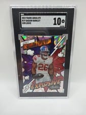 2023 Panini Absolute Explosive Saquon Barkley #19 card