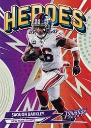 2023 Panini Prestige Heroes Saquon Barkley #12 card