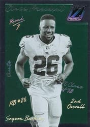 2023 Panini Zenith Class President Saquon Barkley #21 card