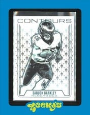 2024 Panini Phoenix Contours Saquon Barkley #CON-SBY card
