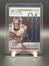 2024 Score Top 100 Saquon Barkley #31 card