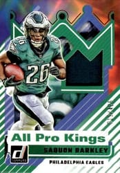 2025 Donruss All-Pro Kings Saquon Barkley #APK-SBY card