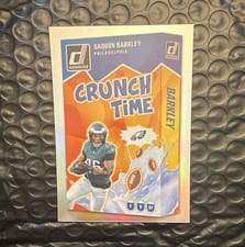 2025 Donruss Crunch Time Saquon Barkley #CRU-SBA card
