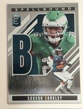 2025 Donruss Elite Spellbound Saquon Barkley #1 card