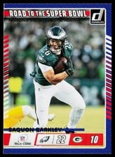 2025 Donruss Road To The Super Bowl Wild Card Saquon Barkley #4 card