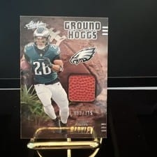 2025 Panini Absolute Ground Hoggs Materials Saquon Barkley #GHM-SBA card