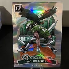 2025 Panini Donruss Downtown Saquon Barkley #7 card