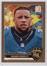 2025 Panini Donruss Gridiron Kings Saquon Barkley #GK-SBY card