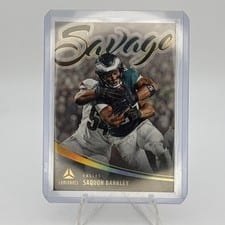 2025 Panini Luminance Savage Saquon Barkley #7 card