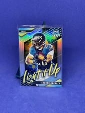 2025 Panini Mosaic Light It Up Mosaic Saquon Barkley #7 card