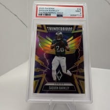 2025 Panini Phoenix Thunderbirds Saquon Barkley Gold #42 card