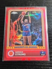 2024 Topps Chrome McDonald's All-American Base Set Sarah Strong #10 card