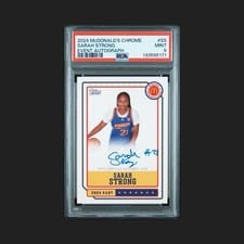 2024 Topps Chrome McDonald's All-American Event Autographs Sarah Strong #EA-SS card