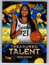 2025-26 Bowman Sapphire Treasured Talents NIL Sarah Strong #TTI-4 card