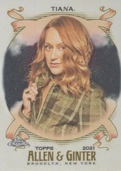 2021 Topps Allen & Ginter Chrome Base Set Sarah Tiana #229 card
