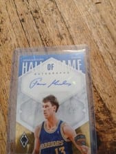 2023-24 Panini Phoenix Hall of Fame Autographs Sarunas Marciulionis #HFA-SMC card
