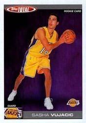 2004-05 Topps Total Base Set Sasha Vujacic #350 card