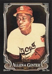 2024 Topps Allen & Ginter X Base Set Satchel Paige #134 card
