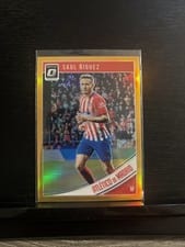 2018 Panini Donruss Saul Niguez Optic Orange #47 card