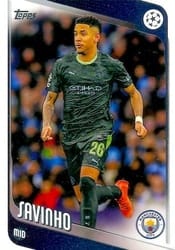 2025-26 Topps UEFA Club Competitions Base Set Savinho #33 card