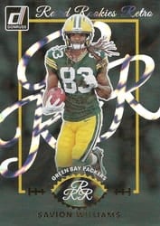2025 Donruss Rated Rookies Retro Savion Williams #7 card