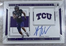 2025 Panini National Treasures Collegiate Team Logo Signatures Savion Williams #10 card