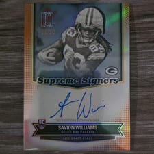2025 Topps Signature Class Supreme Signers Savion Williams #SS-SW card