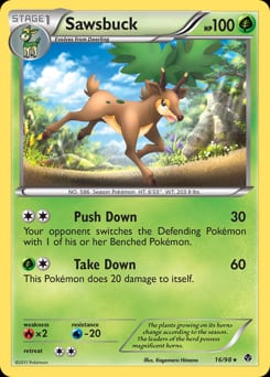Emerging Powers Sawsbuck #16 card