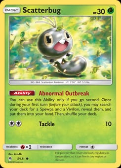 Forbidden Light Scatterbug #5 card