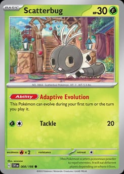 Scarlet & Violet Scatterbug #8 card