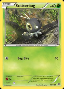 XY Scatterbug #15 card