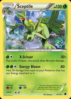 2013 Plasma Freeze Sceptile #8 card