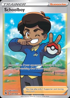 Fusion Strike Schoolboy #261 card