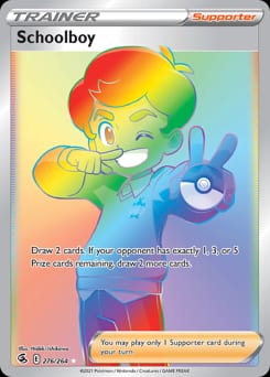 Fusion Strike Schoolboy #276 card