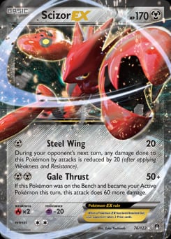 2016 BREAKpoint Scizor-EX #76 card