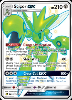 Hidden Fates Shiny Vault Scizor-GX #SV72 card