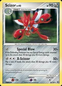 Majestic Dawn Scizor #29 card
