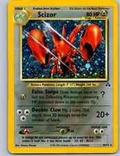 Neo Discovery Scizor #10 card