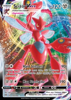 2020 Darkness Ablaze Scizor VMAX #119 card
