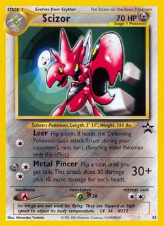 Wizards Black Star Promos Scizor #33 card