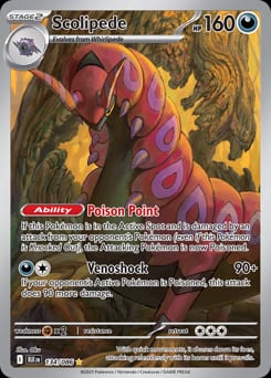 Black Bolt Scolipede #134 card