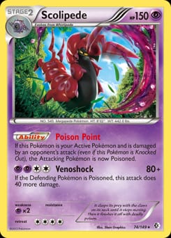Boundaries Crossed Scolipede #74 card