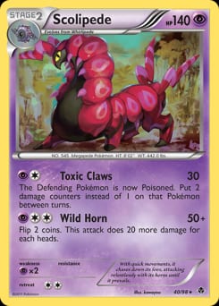 2011 Emerging Powers Scolipede #40 card