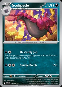 Twilight Masquerade Scolipede #117 card