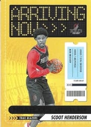 2023-24 Hoops Arriving Now Scoot Henderson #4 card