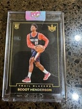 2023-24 Panini Court Kings Blank Slate Scoot Henderson #13 card