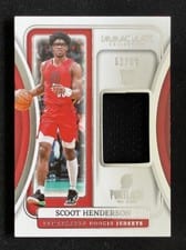 2023-24 Panini Immaculate Collection Remarkable Rookie Jerseys Scoot Henderson #24 card