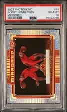 2023-24 Panini Photogenic Mirrored Scoot Henderson #14 card