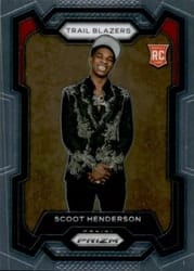 2023-24 Panini Prizm Base Set Scoot Henderson #141 card